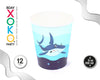 VASO 9OZ TIBURON 12PC - yupiparty