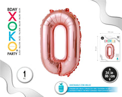 GLOBO FOIL 34/86CM CHAMPAN 0 - yupiparty