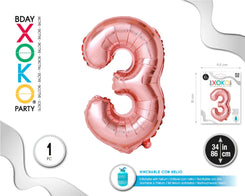 GLOBO FOIL 34/86CM CHAMPAN 3 - yupiparty