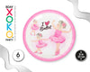 PLATO 23CM BALLET 6PC - yupiparty