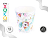 VASO 90Z MAGIC UNICORN 12PC - yupiparty