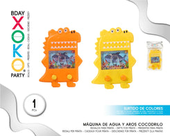 MAQUINA DE AGUA Y AROS COCODRILO - yupiparty