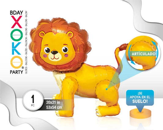 GLOBO FOIL LEON 3D 53*54CM - yupiparty