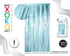 CORTINA DE FLECOS 1M*2M CELESTE MATE - yupiparty