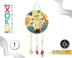 PIÑATA SABANA HAPPY BDAY 43CM - yupiparty