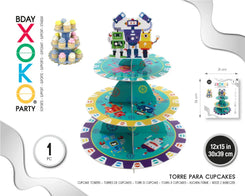 TORRE CUPCAKE ROBOT - yupiparty