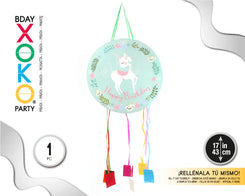 PIÑATA UNICORNIO HAPPY BDAY 43CM - yupiparty