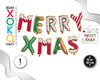 Globo Foil Merry Xmas 40cm - Decoración Navideña Premium - yupiparty