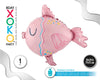 GLOBO FOIL PEZ ROSA 77*73CM - yupiparty