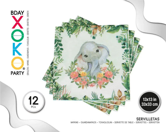 SERVILLETA SABANA 12PC - yupiparty