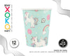 VASO 9OZ UNICORN 12PC - yupiparty