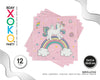 SERVILLETA UNICORN 12PC - yupiparty
