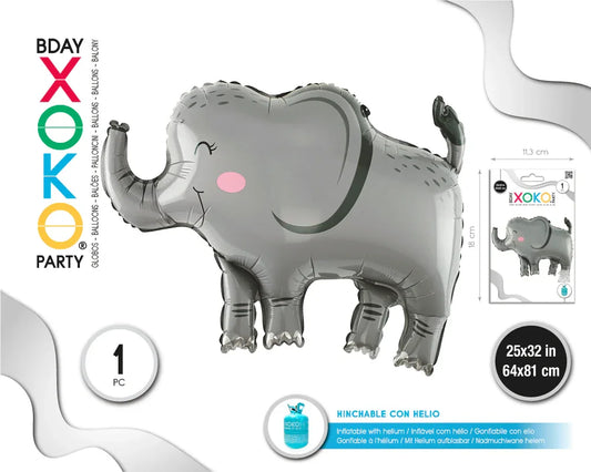 GLOBO FOIL ELEFANTE 64*81 - yupiparty