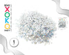 CONFETTI 6MM ESTRELLAS PLATA - yupiparty