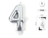 VELA 7.5CM PLATA METALIZADO 4 - yupiparty