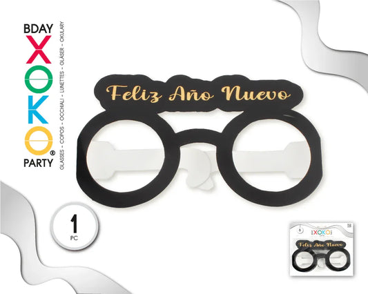 GAFAS PAPEL FELIZ AÑO NUEVO - yupiparty