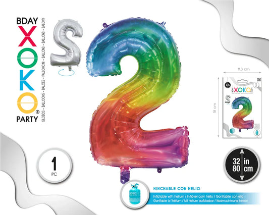 GLOBO FOIL 32/80CM JELLY 2 - yupiparty