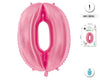 GLOBO FOIL 32/80CM ROSA BABY 0 - yupiparty