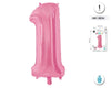 GLOBO FOIL 32/80CM ROSA BABY 1 - yupiparty