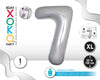 GLOBO FOIL 50/130CM PLATA 7 - yupiparty