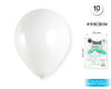 GLOBOS 10PC 2.2G 25CM BLANCO - yupiparty