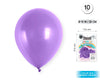 GLOBOS 10PC 2.2G 25CM MORADO - yupiparty