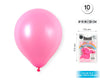 GLOBOS 10PC 2.2G 25CM ROSA CHICLE - yupiparty