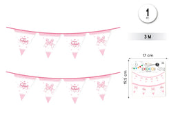 BANDERINES PINK LADY 3M - yupiparty