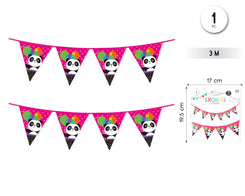 BANDERINES PANDA 3M - yupiparty