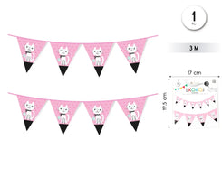 BANDERINES GATO 3M - yupiparty