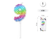 VELA 6CM GLOBO MACARON 9 - yupiparty