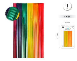 CORTINA DE FLECOS 1MX2M RAINBOW - yupiparty