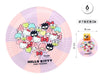 PLATO 18CM HELLO KITTY AF PINK 6PCS - yupiparty