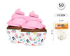 CAPSULA PAPEL CUPCAKE HELLO KITTY - yupiparty
