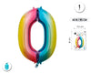 GLOBO FOIL 42/110CM PASTEL DEGRA 2 C - yupiparty