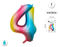 GLOBO FOIL 42/110CM PASTEL DEGRA 2 C - yupiparty