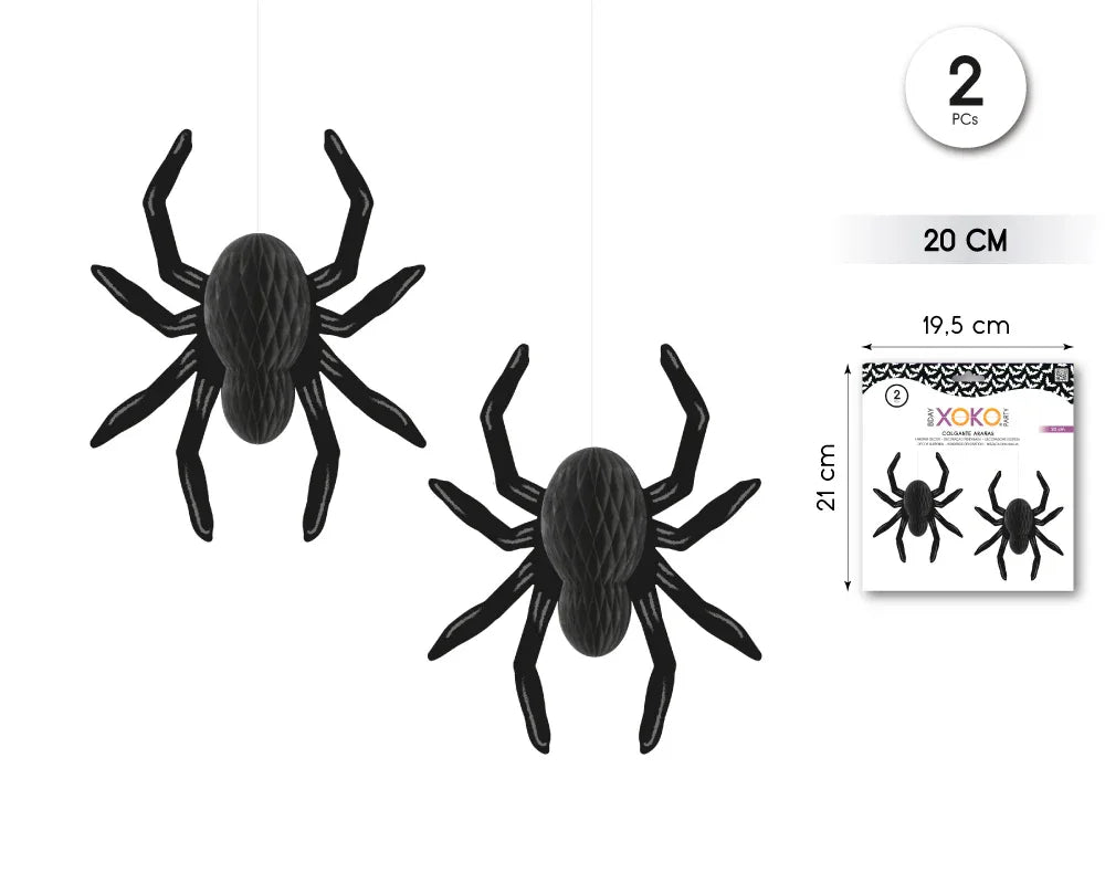 COLGANTE ARAÑAS 2PCS - yupiparty