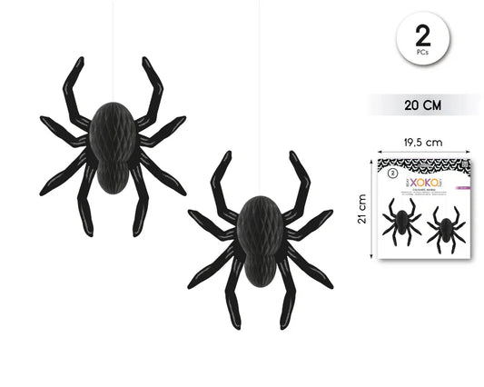 COLGANTE ARAÑAS 2PCS - yupiparty