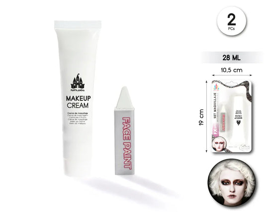BLISTER CERA Y PINTURA 28ML BLANCA - yupiparty