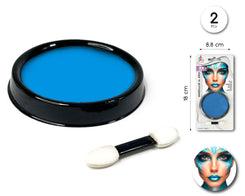 MAQUILLAJE AL AGUA TURQUESA - yupiparty