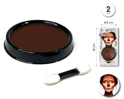 MAQUILLAJE AL AGUA MARRON - yupiparty