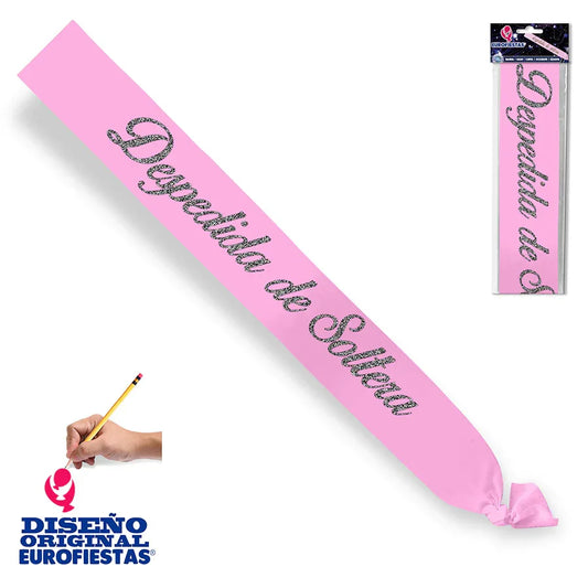 BANDA ROSA *DESPE SOLTERA PURP.PLATA - yupiparty