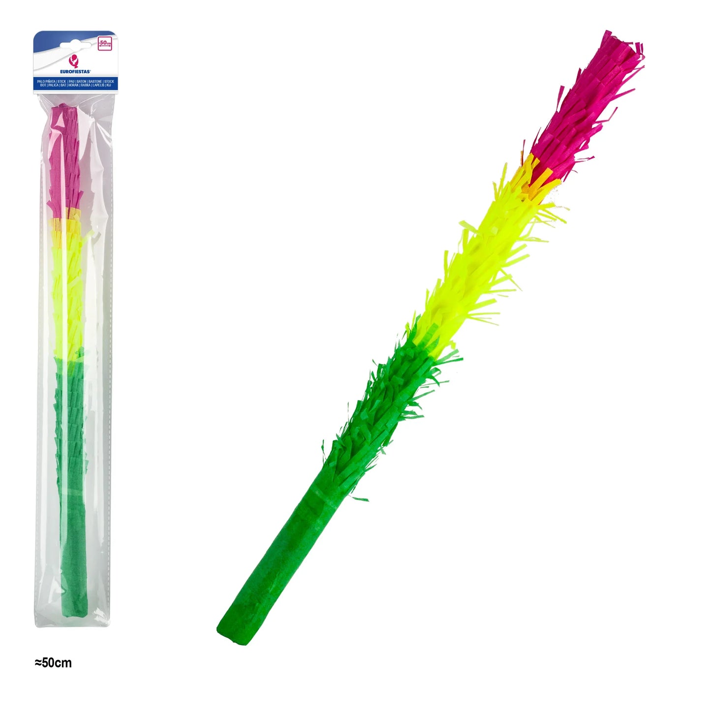 PALO PARA PIÑATA 3D 50cm - yupiparty