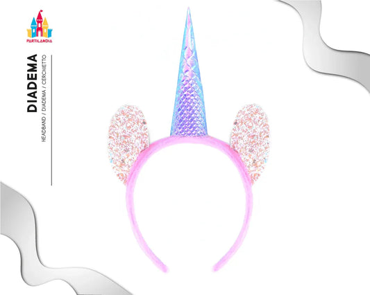 DIADEMA UNICORNIO HOLO - yupiparty