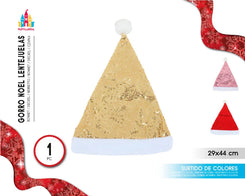 GORRO NOEL LENTEJUELAS - yupiparty