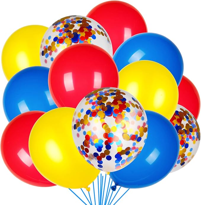 SET GLOBOS LATEX CIRCO 2.8G 12PCS