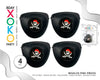 PACK PARCHE PIRATA 4PC - yupiparty