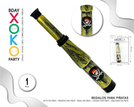 PACK TELESCOPIO PIRATA 1PC - yupiparty