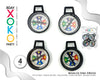 PACK BRUJULA 4PC - yupiparty