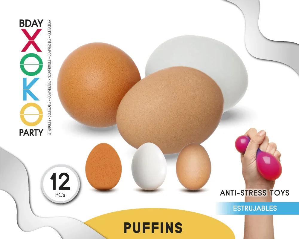 PUFFIN HUEVO 6CM - yupiparty